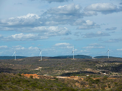 Foto Iberdrola construirá en Brasil su parque eólico más grande de Latinoamérica. El complejo de Paraíba tendrá una potencia total instalada de 565 megavatios.